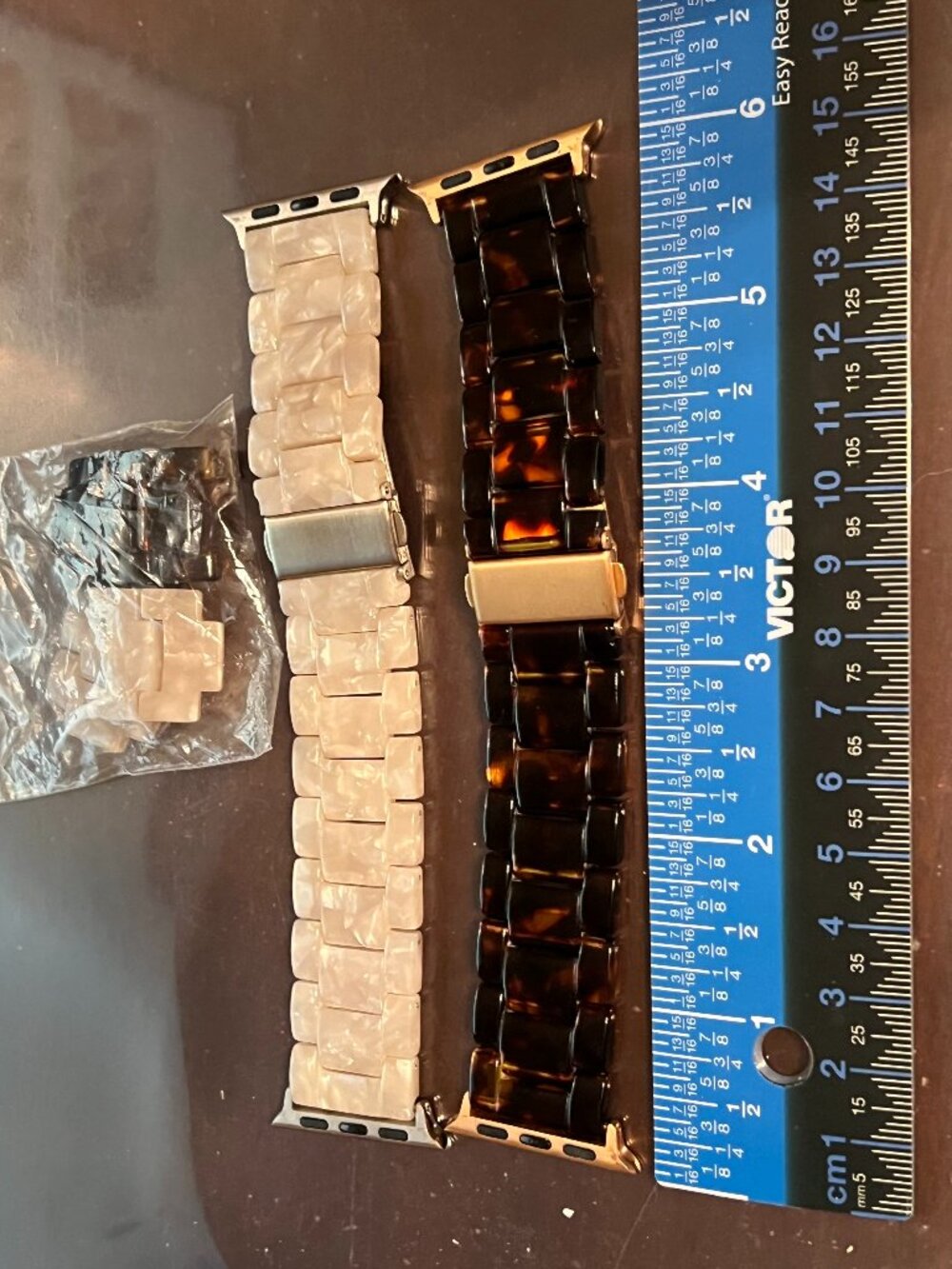 Resin Watch Bands for Apple Watch - Set of 2